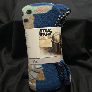 Star Wars The Mandalorian Travel Blanket 50”x40”